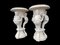 Large 20th Century Hand-Carved Marble Planters, Set of 2 6