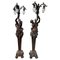 Grandes Lampes Torchères en Bronze, 1920s, Set de 2 6