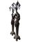 Lámparas figurativas Torchère grandes de bronce, años 20. Juego de 2, Imagen 7