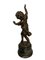 Querubín infantil de bronce con base de mármol, siglo XX, Imagen 7