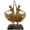 Art Déco Ballerinen aus Bronze, 20. Jh 1