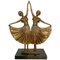 Bailarinas estilo Art Déco de bronce, siglo XX, Imagen 1