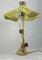 20th-Century Art Nouveau Style Art Glass Table Lamp, Image 2