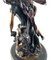 Große französische Tanzfiguren aus Bronze mit Tamburin, 20. Jh 10