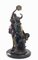 Große französische Tanzfiguren aus Bronze mit Tamburin, 20. Jh 4