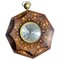 Reloj de pared francés de palisandro y boj, siglo XIX, Imagen 1