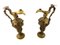 Jarras italianas renacentistas de bronce dorado, siglo XIX. Juego de 2, Imagen 4