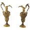Jarras italianas renacentistas de bronce dorado, siglo XIX. Juego de 2, Imagen 1