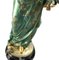 20th Century French Cold Painted Bronze Figure of Lady in Robes on Marble Base, Image 10