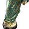 Figure de Dame en Bronze Peinte à Froid, France, 20ème Siècle sur Socle en Marbre 10