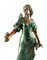 20th Century French Cold Painted Bronze Figure of Lady in Robes on Marble Base, Image 12