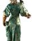 Figure de Dame en Bronze Peinte à Froid, France, 20ème Siècle sur Socle en Marbre 15