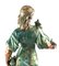 Figure de Dame en Bronze Peinte à Froid, France, 20ème Siècle sur Socle en Marbre 14