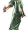 20th Century French Cold Painted Bronze Figure of Lady in Robes on Marble Base 7