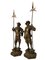 Estatuas de caballeros de bronce, siglo XIX. Juego de 2, Imagen 8