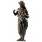 19. Jahrhundert Bronze einer Frau in Gewändern auf einem runden Sternzeichen Sockel 1