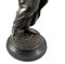Bronze, 19ème Siècle, d'une Femme Drapée en Robe sur une Base Ronde du Zodiaque 6