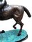 Statua di cavallo e fantino in bronzo, Francia, XX secolo, Immagine 8