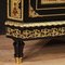 French Corner Cabinet on Boulle Style with Marble Top, 20th-Century 4