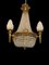 20th-Century Ormolu and Glass Tent and Bag Chandelier 4