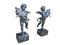 Large 20th Century Bronze Cherub Fountains with Fish, Set of 2 13