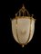 Large 20th-Century Hanging Frosted Glass and Ormolu Lantern, Image 11