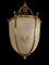 Large 20th-Century Hanging Frosted Glass and Ormolu Lantern 9