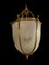 Large 20th-Century Hanging Frosted Glass and Ormolu Lantern, Image 4