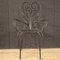 French Iron Armchairs, 20th Century, Set of 2 1