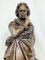20th Century French Bronze Beethoven Sculpture on Marble Base, Image 3