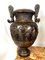 Neoclassical Roman Style Cast Bronze Urns, Set of 2 6