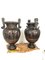 Urnes Néoclassiques en Bronze Coulé, Set de 2 5