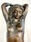 Große Bronzeskulptur einer nackten jungen Dame mit Wasserurne, 20. Jh 4