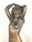 Große Bronzeskulptur einer nackten jungen Dame mit Wasserurne, 20. Jh 5