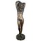 Große Bronzeskulptur einer nackten jungen Dame mit Wasserurne, 20. Jh 1