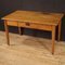 Rustic French Writing Desk in Chestnut, Pine & Fruitwood, 20th-Century 3