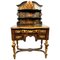 18th Century Dutch Marquetry Lowboy with Stretcher Base, Image 1