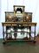 19th-Century French Kingwood and Porcelain Mirrored Cabinet on Stand 7