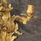 Französische Louis XV Wandlampen aus vergoldeter Bronze, 20. Jh., 2er Set 11