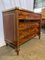 19th Century French Empire Flame Mahogany Chest, Image 4