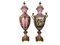 French Sèvres Porcelain Vases in Pink, 20th Century, Set of 2 11