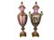 French Sèvres Porcelain Vases in Pink, 20th Century, Set of 2, Image 11