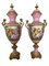 Jarrones franceses de porcelana Sèvres en rosa, siglo XX. Juego de 2, Imagen 2