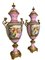 Vases en Porcelaine de Sèvres Rose, France, 20ème Siècle, Set de 2 3