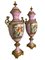 French Sèvres Porcelain Vases in Pink, 20th Century, Set of 2 4