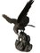 Antiker japanischer Adler aus Bronze aus der Meiji-Zeit, 19. Jh 5