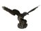Antiker japanischer Adler aus Bronze aus der Meiji-Zeit, 19. Jh 11
