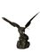 Antiker japanischer Adler aus Bronze aus der Meiji-Zeit, 19. Jh 2
