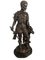 Guerrier en Bronze Tenant une Tête de Bête Demi-Humain, 20ème Siècle 2