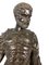 Guerrero de bronce con cabeza de bestia semi-humana, siglo XX, Imagen 6